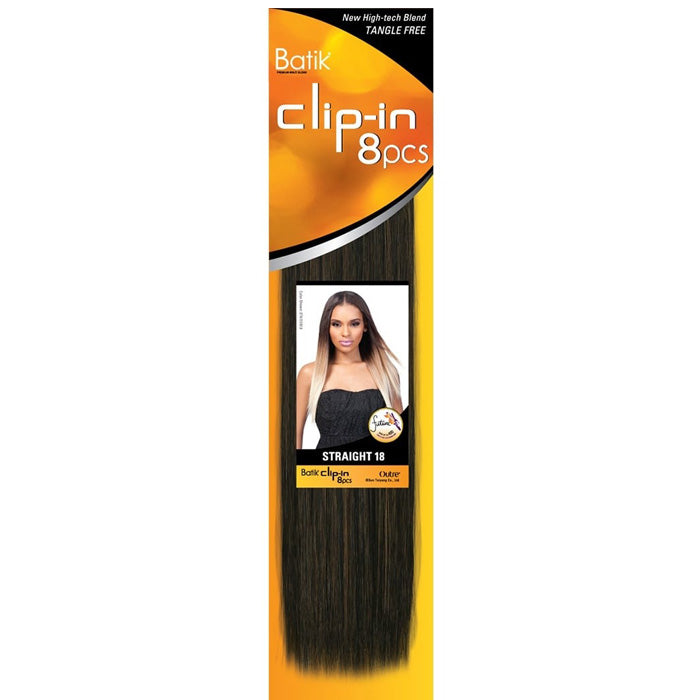 Outre Batik Clip in STRAIGHT 18 Inch (8 PCS)