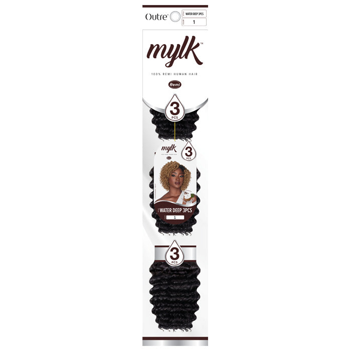 Outre Mylk 100% Remi Human Hair Weave - WATER DEEP 3PCS