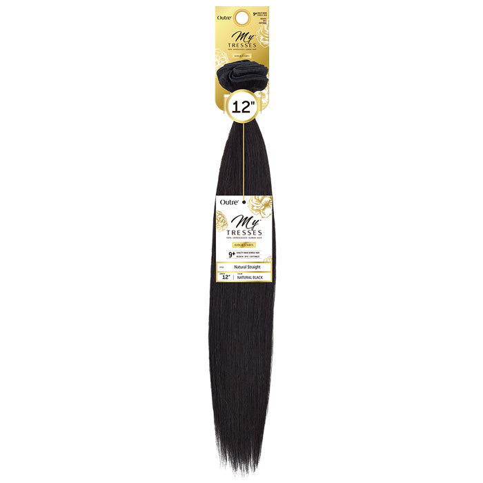 Outre MyTresses Gold Label 100% Unprocessed Human Hair Weave 9+ NATURAL STRAIGHT 16/26/28/30 Inch
