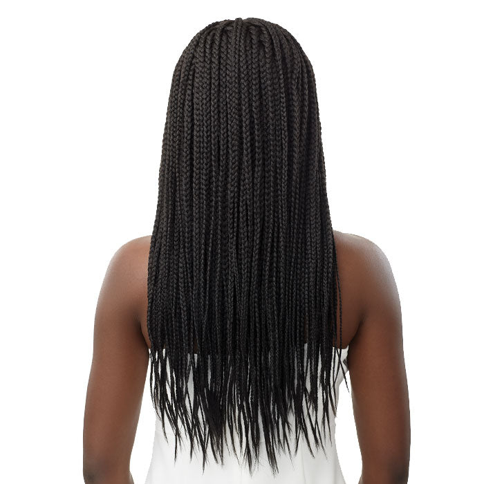 Outre Pre-Braided HD 13X4 Box Braids HD Lace Front Wig - KNOTLESS SQUARE PART BRAIDS 26"