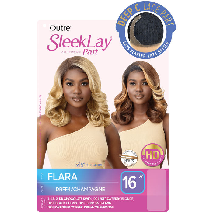 Outre Sleek Lay  5" Deep C-Part HD Lace Front Wig - FLARA