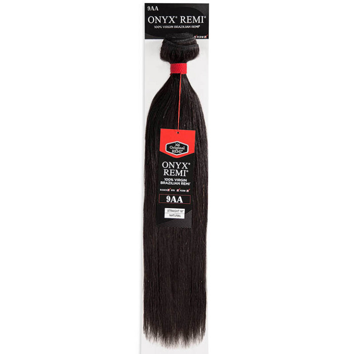 Onyx 9AA 100% Brazilian Virgin Remi Human Hair Weave Bundle - STRAIGHT 10"-14"