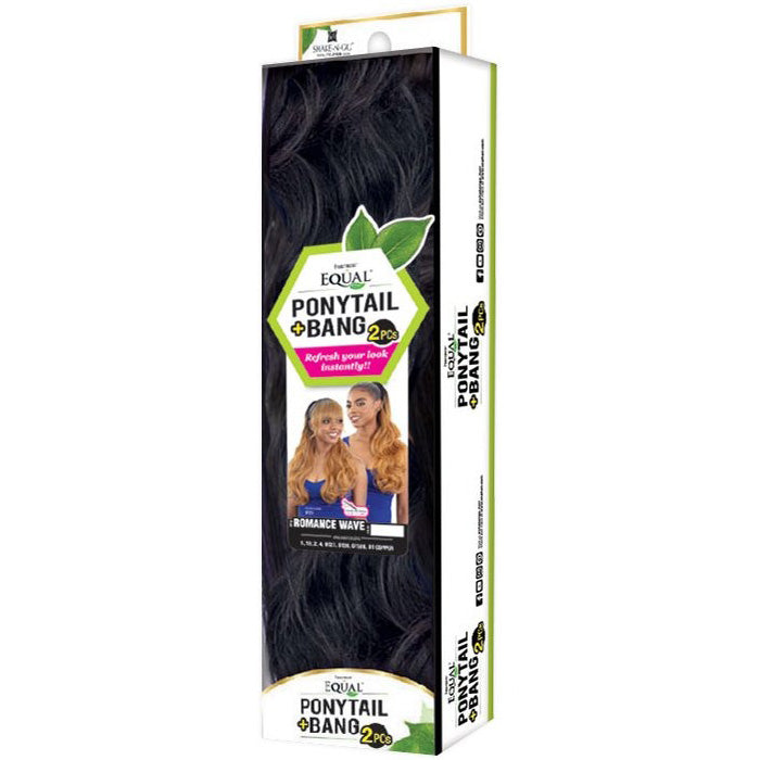 Freetress Equal Ponytail + Bang 2 PCS - ROMANCE WAVE