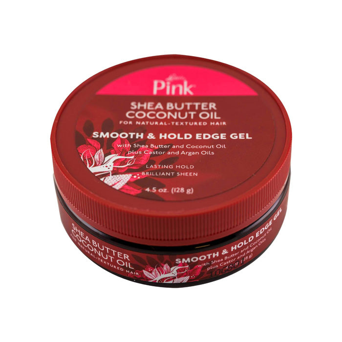 Luster's Pink Shea Butter Coconut Oil Smooth & Hold Edge Gel 4.5oz