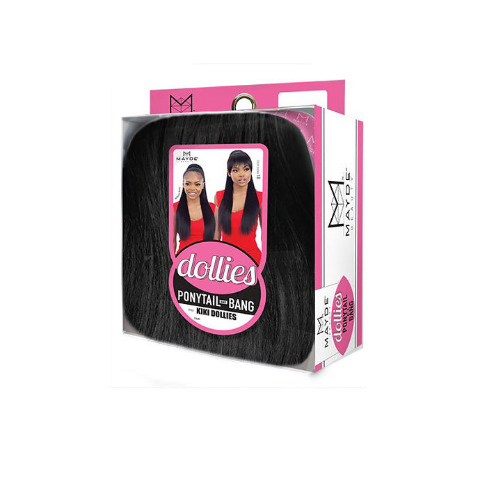 Mayde Beauty Dollies Drawstring Ponytail and Bang - KIKI DOLLIES