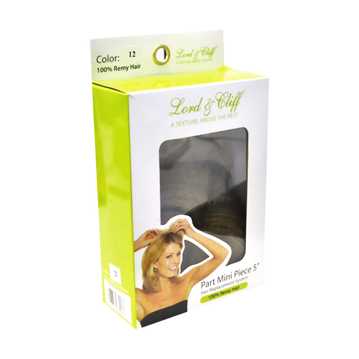 Lord & Cliff 100% Remy Clip-In Hairpiece - PART MINI PIECE 5"