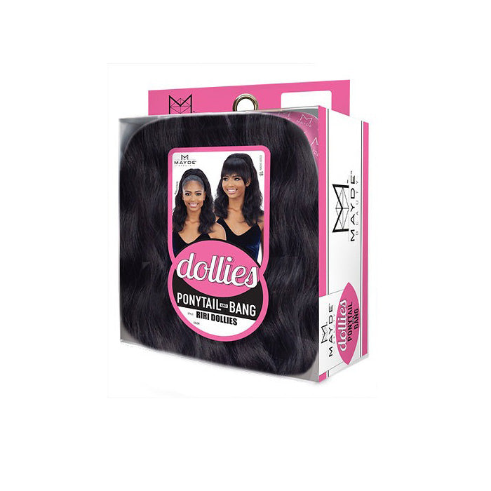 Mayde Beauty Dollies Drawstring Ponytail and Bang - RIRI DOLLIES