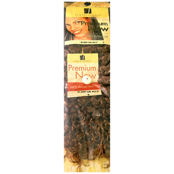 Sensationnel Premium Now 100% Human Hair Weave - JERRY CURL WVG 12"