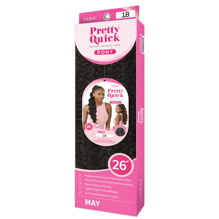 Outre Pretty Quick Drawstring Ponytail - MAY