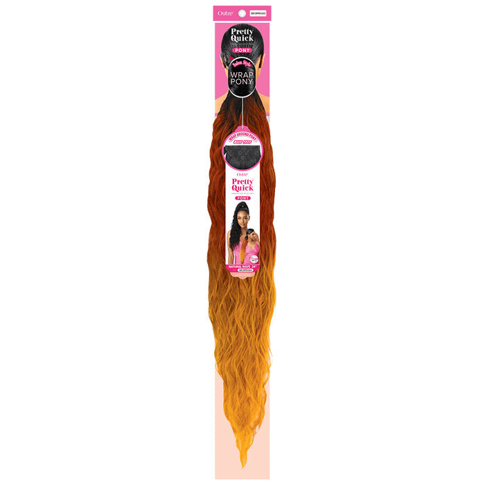 Outre Synthetic Pretty Quick Ponytail - NATURAL WAVE 24"