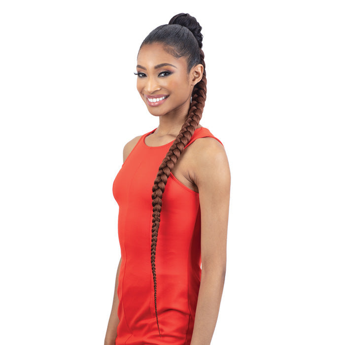 Freetress Equal Drawstring Ponytail - Pre-Stretched Braided Ponytail 38"