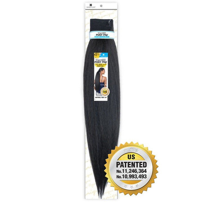 Shake N Go Organique Pony Pro Ponytail - NATURAL YAKY 24"-32"