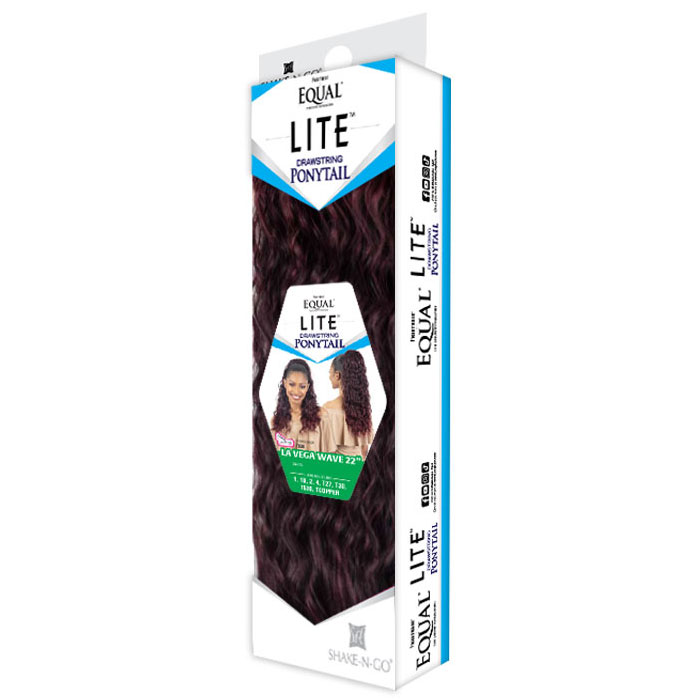 Freetress Equal Lite Drawstring Ponytail - LA VEGA WAVE 22"