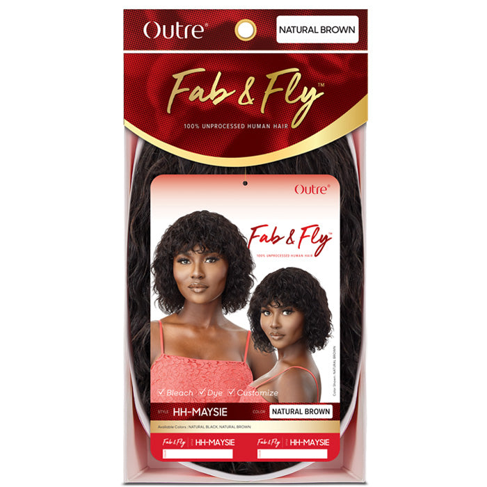 Outre Fab & Fly 100% Unprocessed Human Hair Full Cap Wig - MAYSIE