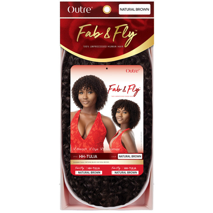 Outre Fab & Fly 100% Unprocessed Human Hair Full Cap Wig - TULIA