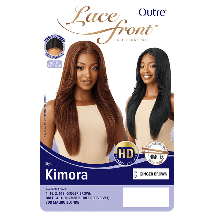 Outre Pre-Plucked HD Transparent Lace Front Wig - KIMORA
