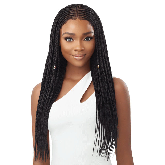 Outre Pre-Braided Glueless HD 13X4 Lace Frontal Wig - FULANI MICRO CORNROW BRAIDS
