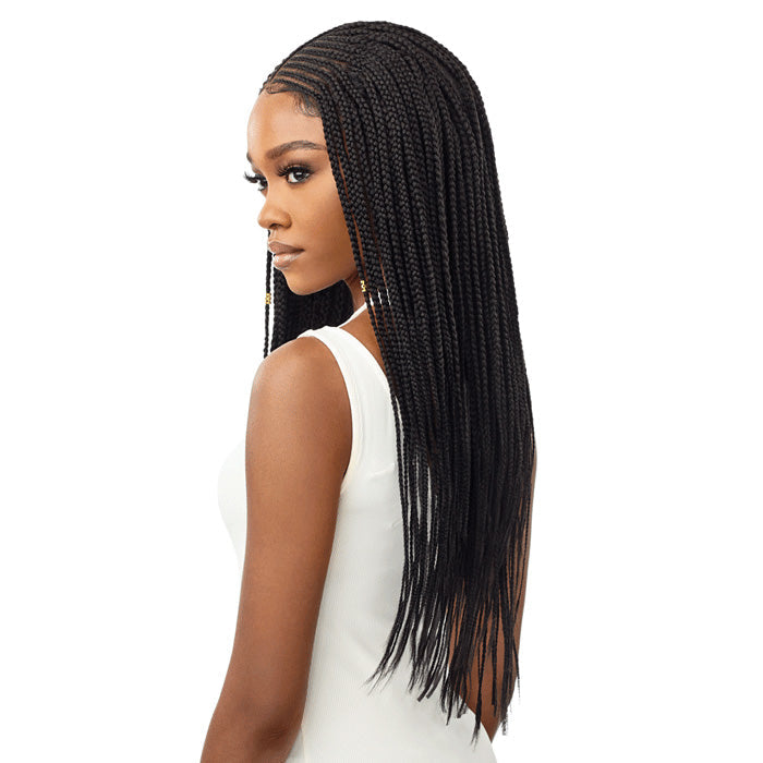 Outre Pre-Braided Glueless HD 13X4 Lace Frontal Wig - FULANI MICRO CORNROW BRAIDS