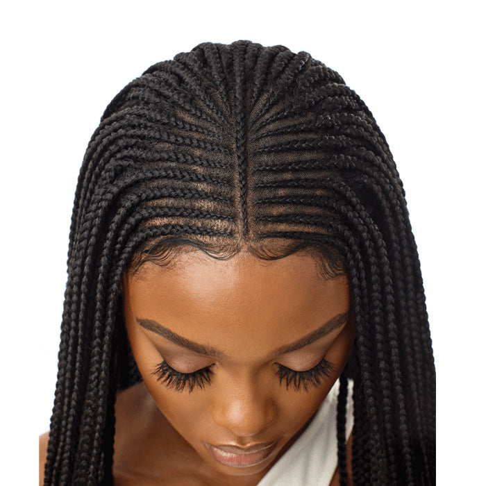 Outre Pre-Braided Glueless HD 13X4 Lace Frontal Wig - FULANI MICRO CORNROW BRAIDS