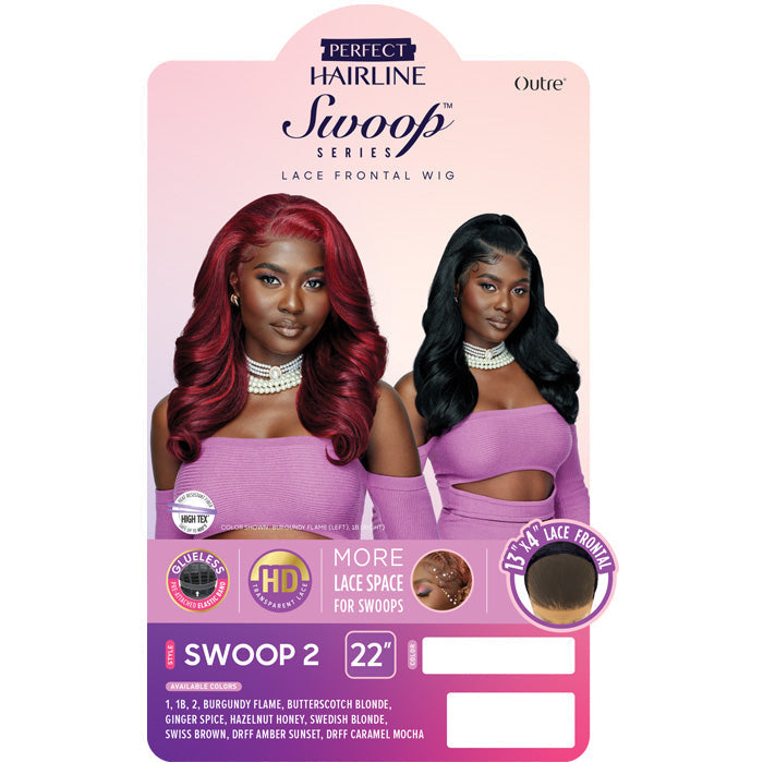 Outre Perfect Hairline Swoop Glueless 13x4 Deep C-Shape HD Lace Front Wig - SWOOP 2