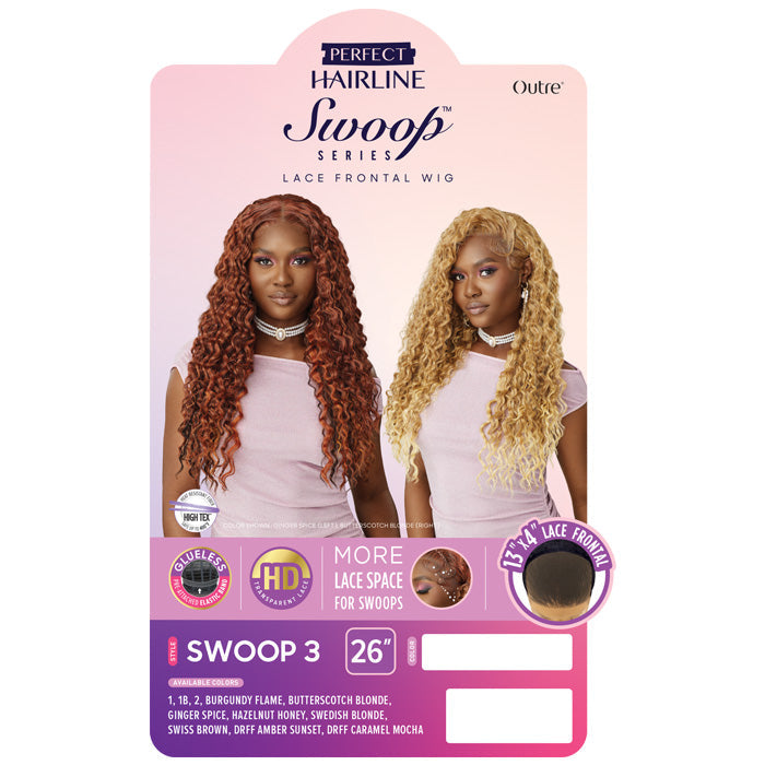 Outre Perfect Hairline Swoop Glueless 13x4 Deep C-Shape HD Lace Front Wig - SWOOP 3