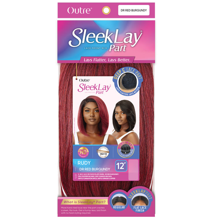 Outre SleekLay Glueless Deep C-Part HD Lace Front Wig - RUDY
