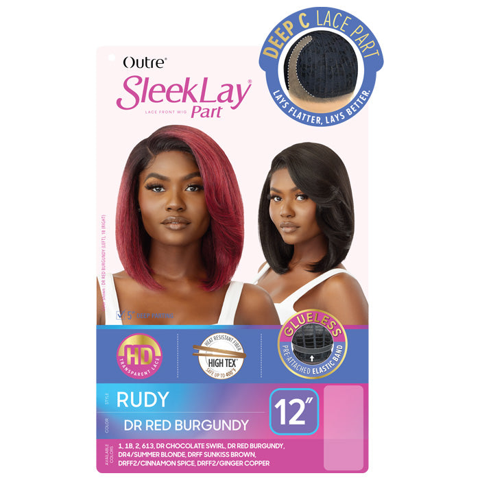 Outre SleekLay Glueless Deep C-Part HD Lace Front Wig - RUDY