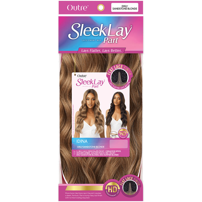 Outre Sleek Lay Flat Lace Finish HD Part Lace Wig  - IDINA