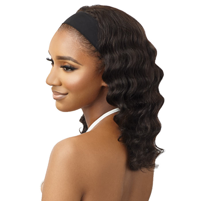 Outre 100% Unprocessed Human Hair Headband Wig - BODY CURL 16