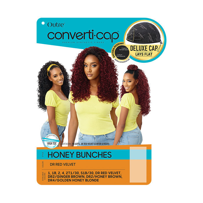 Outre Converti Cap Deluxe Half Wig - HONEY BUNCHES