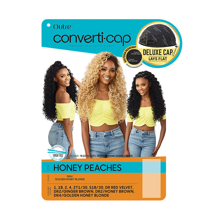 Outre Converti Cap Half Wig - HONEY PEACHES