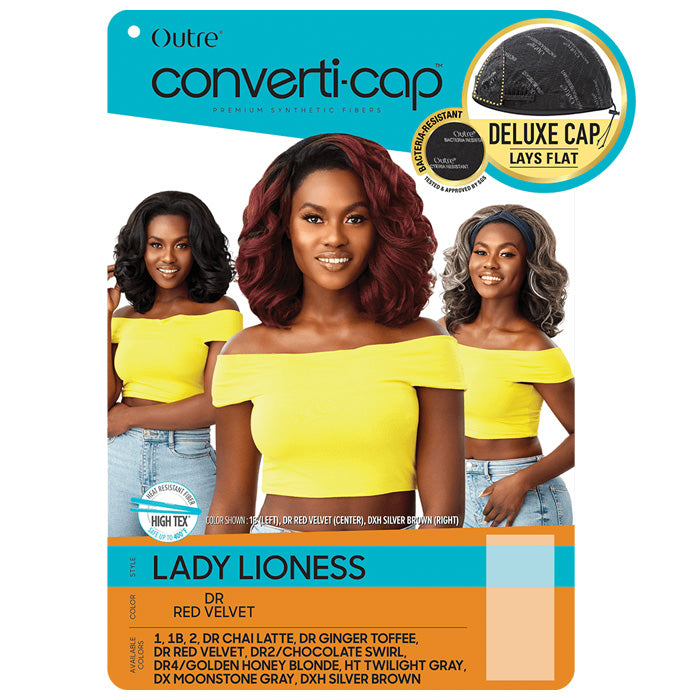 Outre Converti Cap Deluxe Half Wig - LADY LIONESS