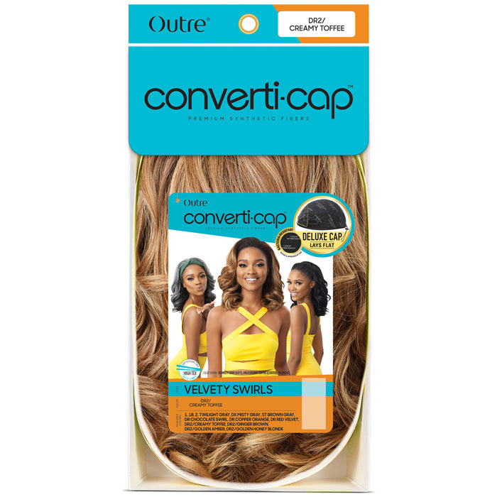 Outre Converti Cap Deluxe Half  Wig - VELVETY SWIRLS