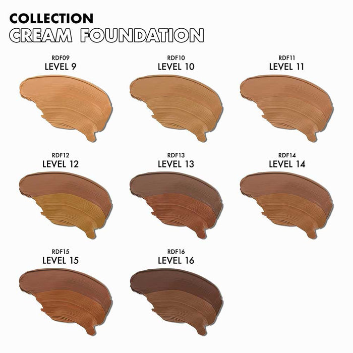 Ruby Kisses 3D Face Creator Duo Foundation & Concealer Buildable Coverage - FOUNDATION CREAM