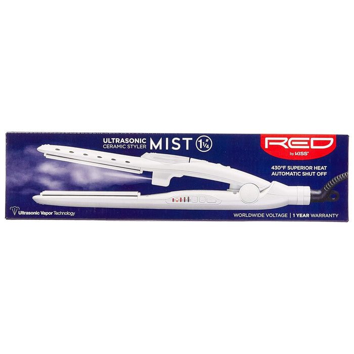 Red by Kiss Ultrastonic Ceramic Styler Mist 1 1/4"