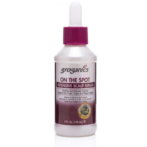 Groganics DHT Blocker System On the Spot Itch Relief Scalp Medicine Drops 4 oz