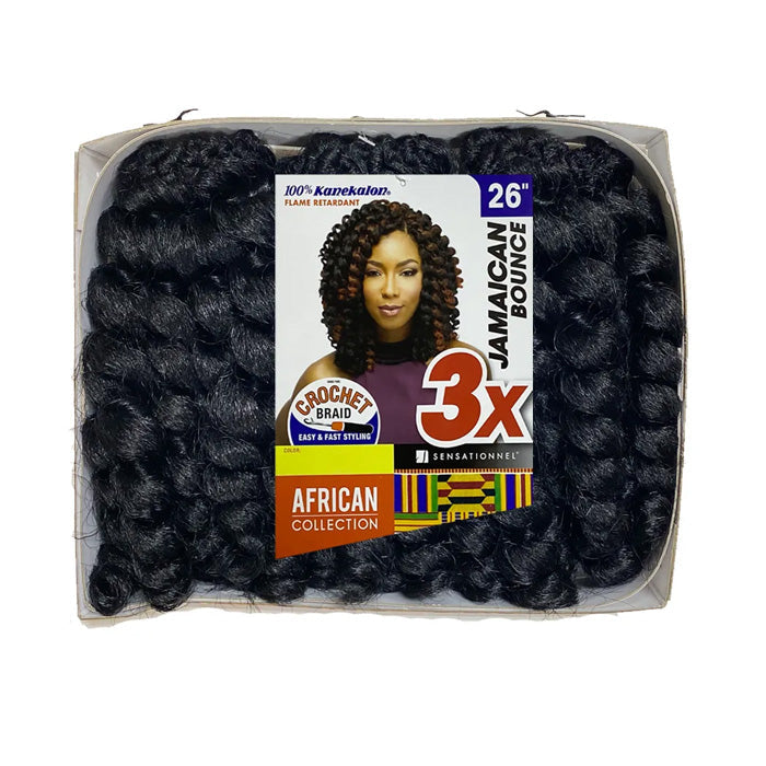 Sensationnel African Collection X-Pression Crochet Braid - 3X JAMAICAN BOUNCE 26"