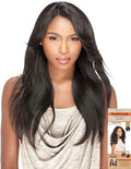 Sensationnel Bare & Natural 100% Virgin Remi Brazilian Lace Wig NATURAL STRAIGHT (2 Way L-Shape Part)