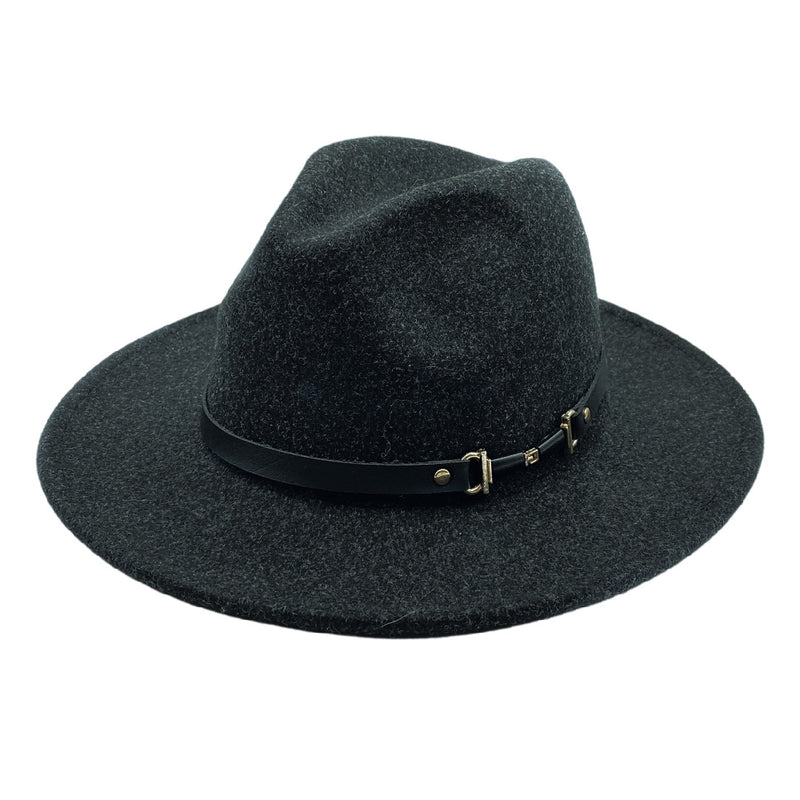 Serena Felt Fedora | Charcoal | Headbands of Hope