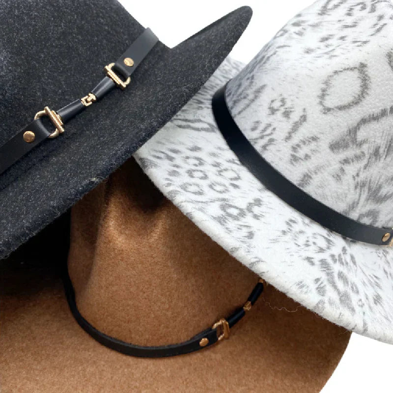 Serena Felt Fedora | Charcoal | Headbands of Hope