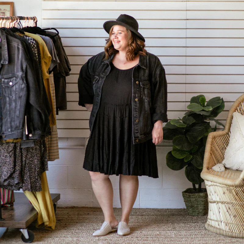 Serena Felt Fedora | Charcoal | Headbands of Hope