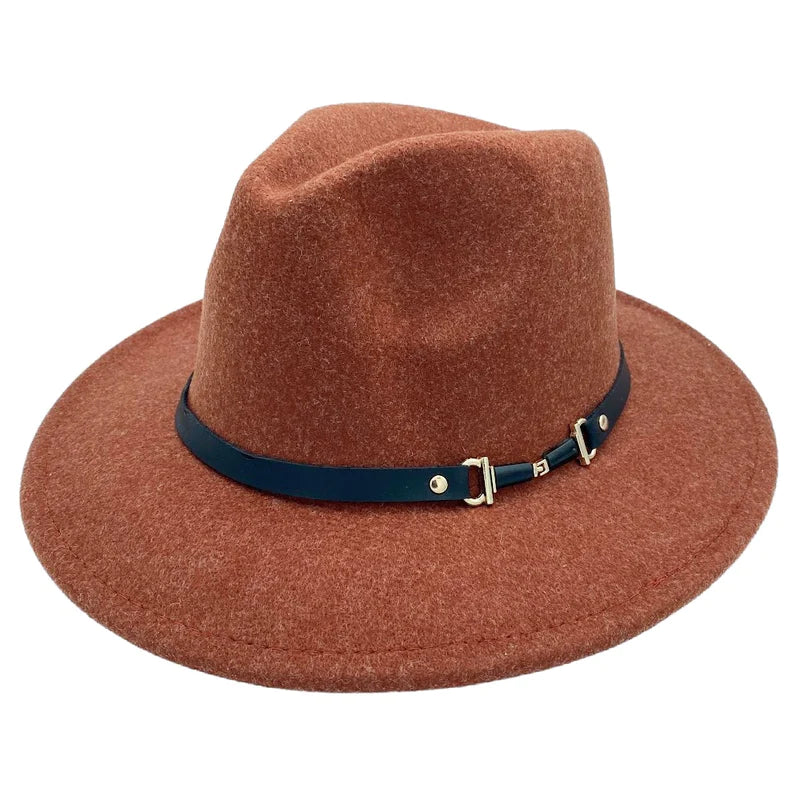 Serena Felt Fedora | Rust | Headbands of Hope