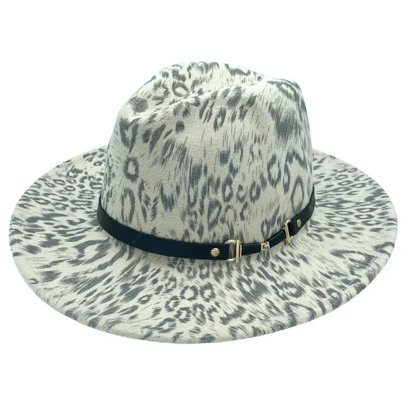 Serena Felt Fedora | Tan Leopard | Headbands of Hope