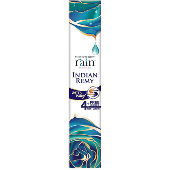 Rain Moisture Remy 100% Human Hair Indian Remy LOOSE DEEP 4 Pcs