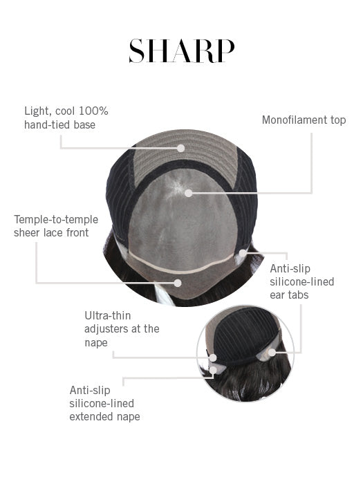 Sharp by HIM | Human Hair / Heat Friendly Synthetic Blend