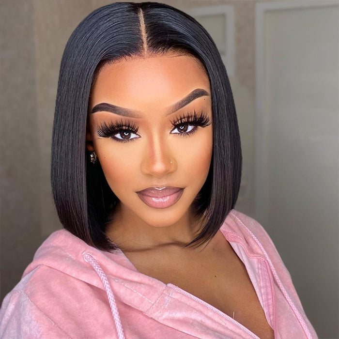 3 Wigs Set  | Silky Straight 13x4 HD Lace Wig & 8x5 Glueless Lace Curly Short Bob Wigs & Straight 5x5 HD Lace Short Bob Wig
