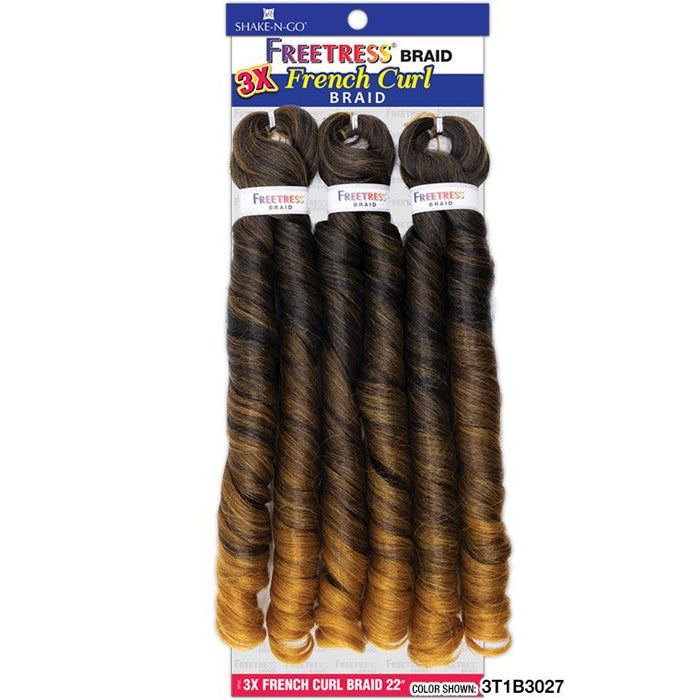 Freetress Braid - 3X FRENCH CURL 22"