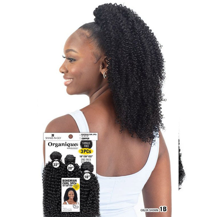 Shake-N-Go Organique MasterMix Weave - BOHEMIAN CURL 3pcs (14"16"18") / (18"20"22")