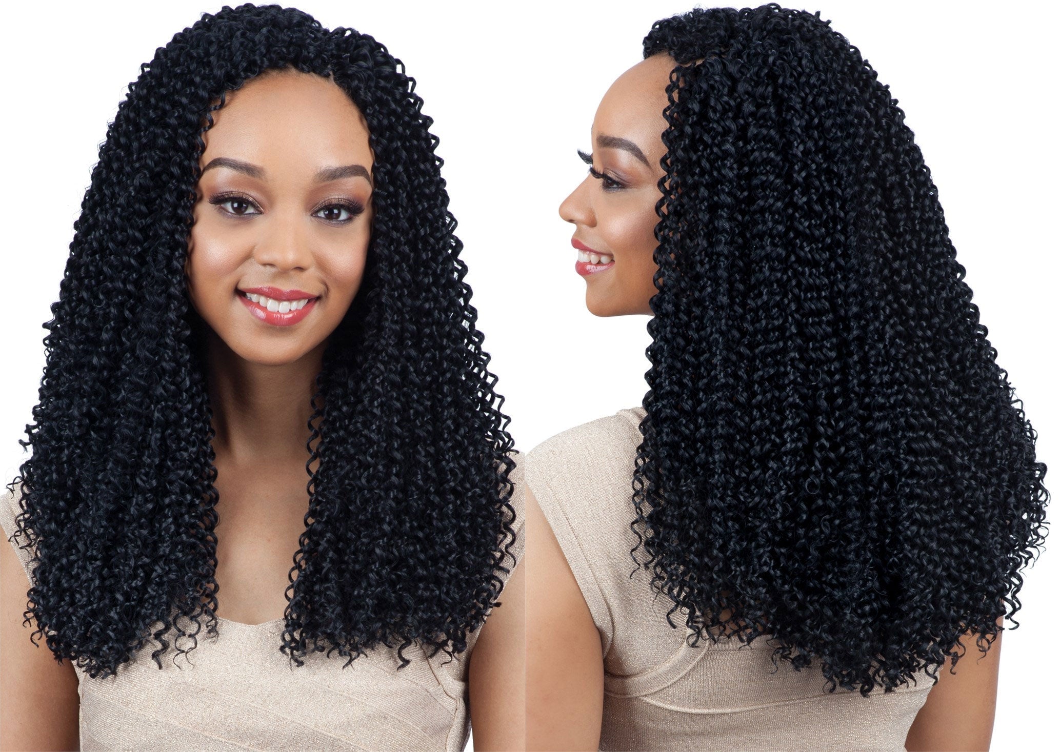 Model Model Glance Braid 3X BOHEMIAN SOUL CURL 14 Inch