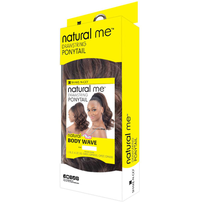 Shake N Go Natural Me Drawstring Ponytail - NATURAL BODY WAVE
